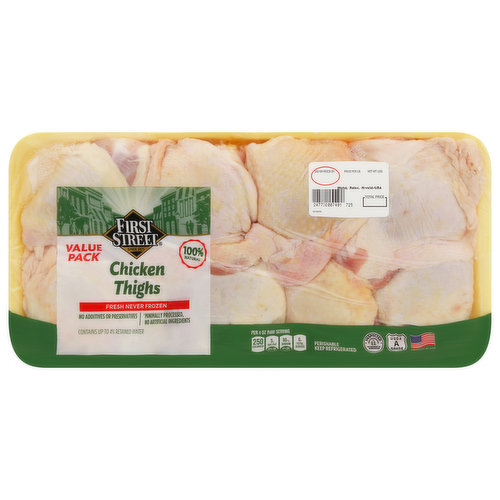 First Street Chicken Thighs Family Pack